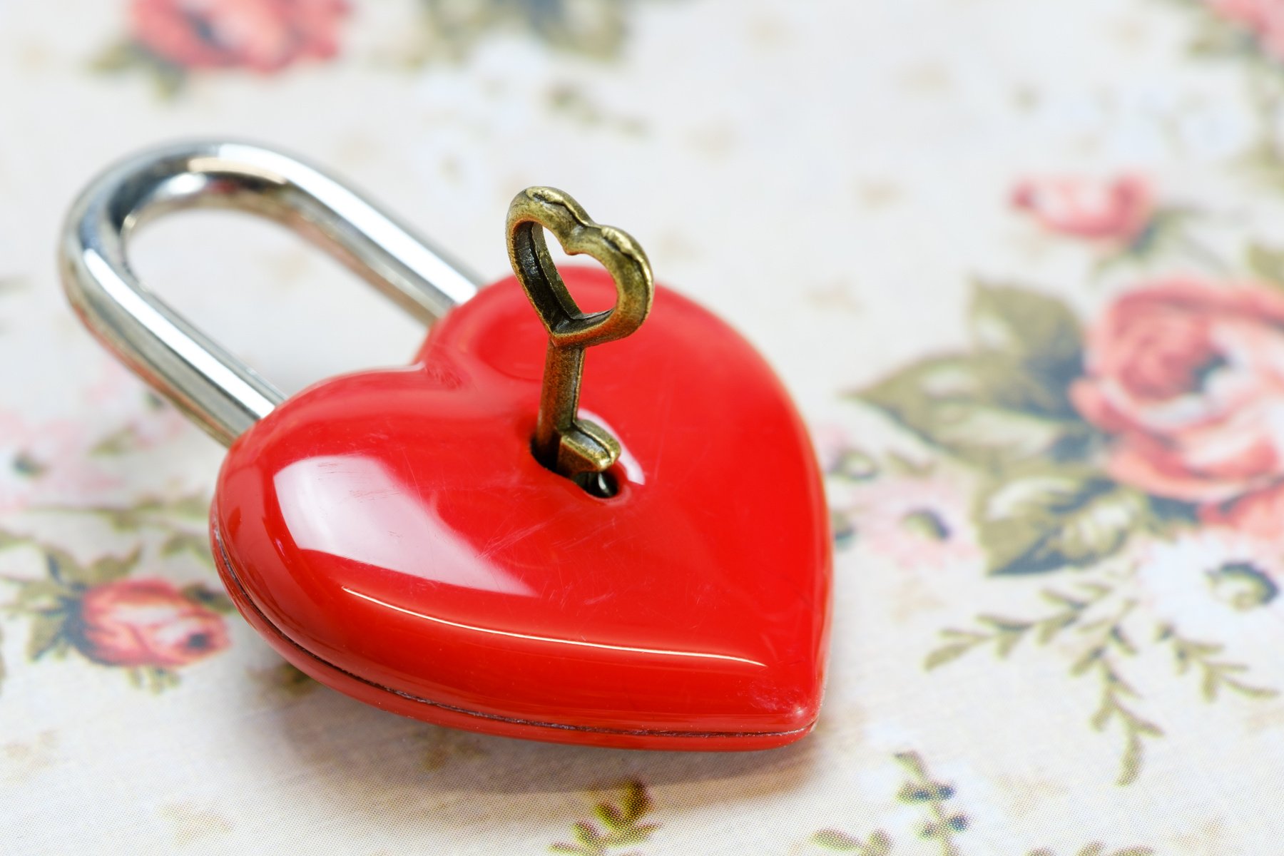 Heart Lock with Key